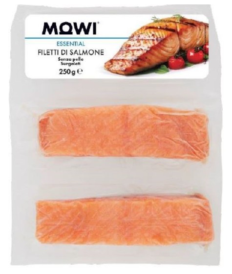 Porzioni di salmone senza pelle Mowi