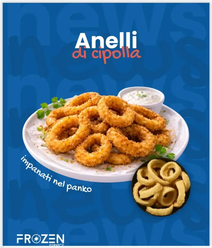 Anelli di cipolla panati al panko McCain